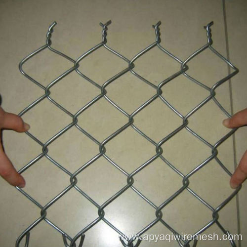 PVC hot dipped galvanized chain link fence